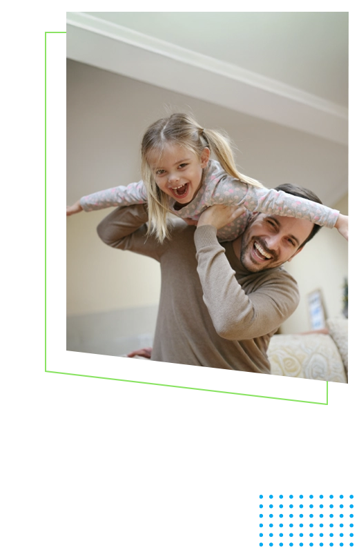 Chiropractic Southlake TX Dad And Little Girl Playing Airplane